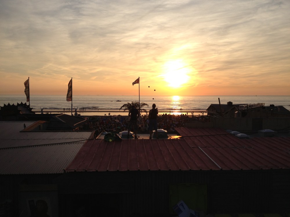 View of the party from above!